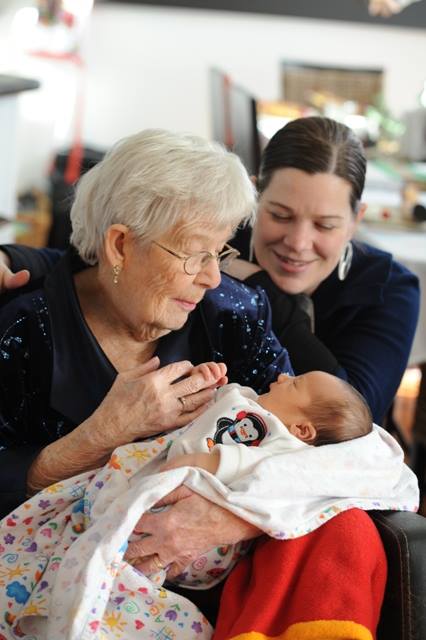 Grandmother, Mother and Baby